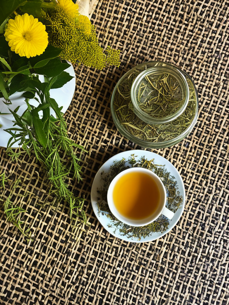 Tisane à la camomille romaine