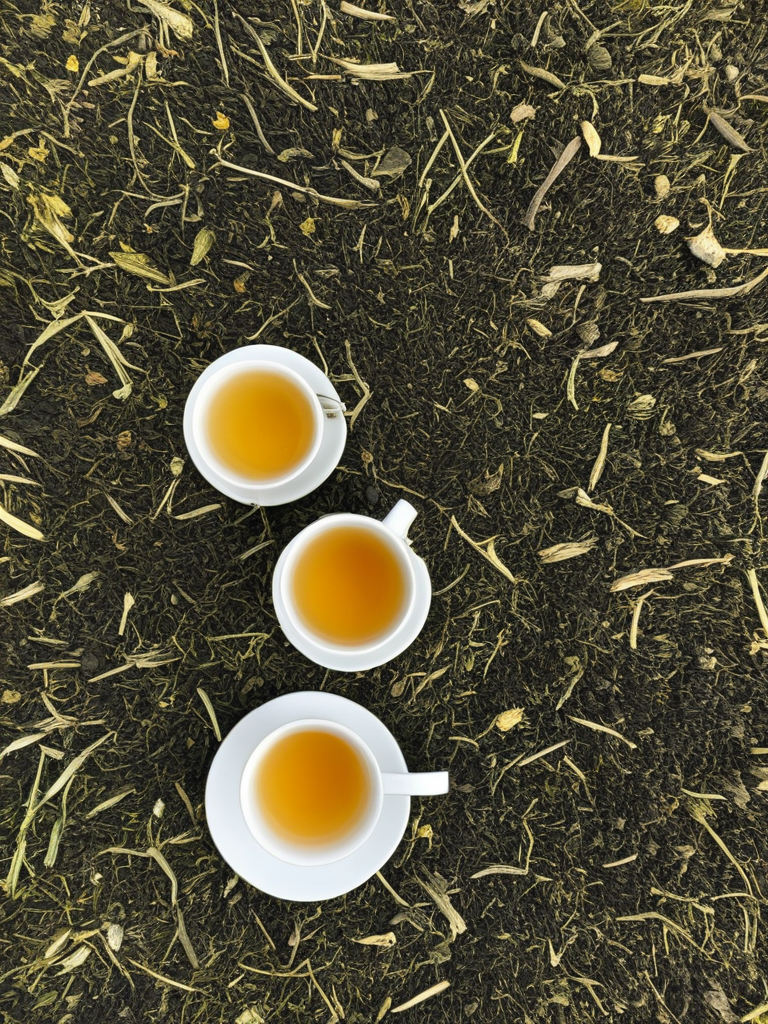 Tisane dans une tasse